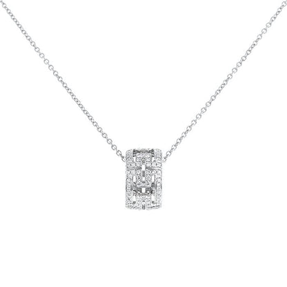 [Amore Jewelry]PARENTESI NECKLACE SILVER DIAMOND
