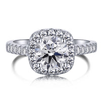 [Amore Jewelry]Dazzling Resplendent Round Cut Wedding Ring