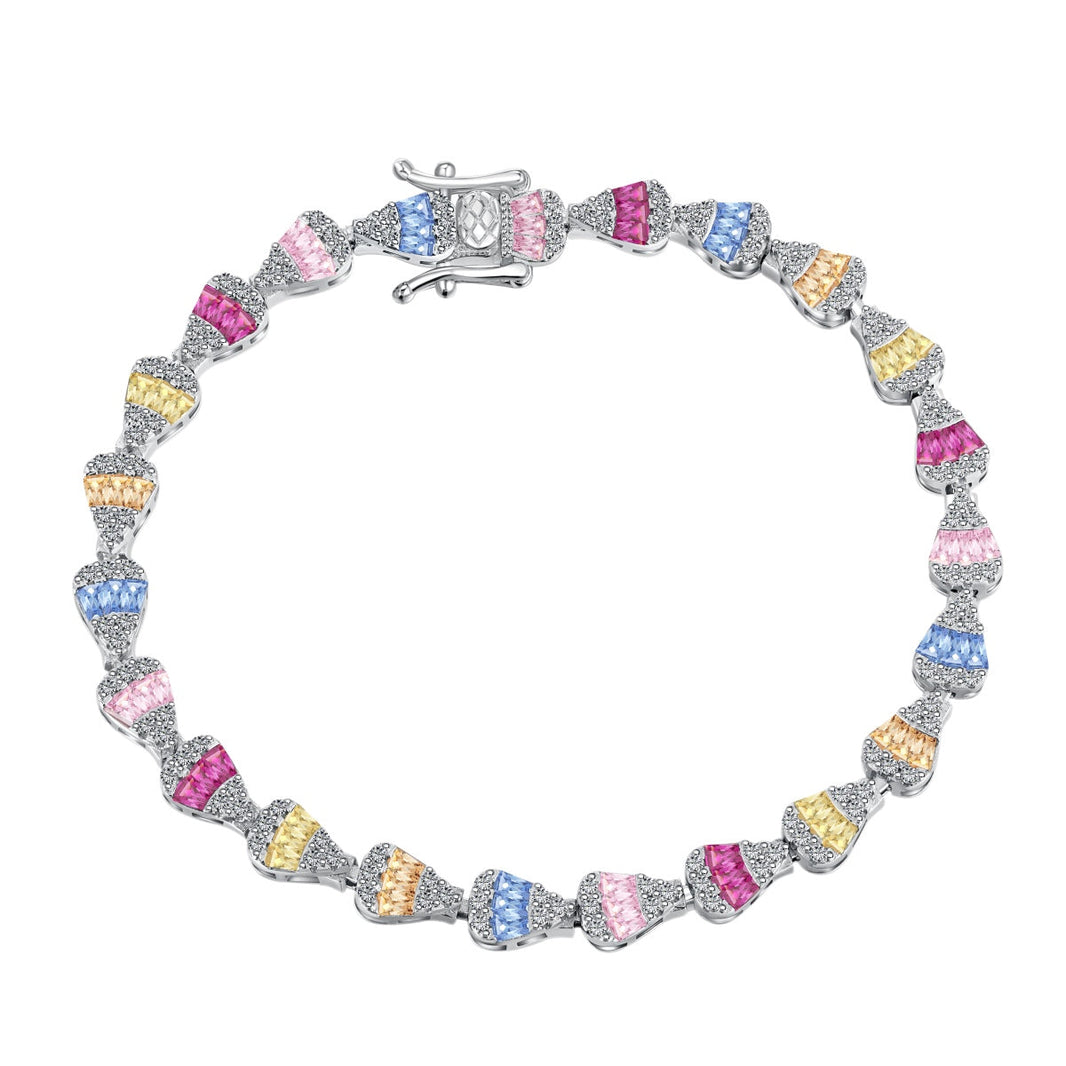 [Amore Jewelry]Radiant Water Drop Shape Daily Bracelet