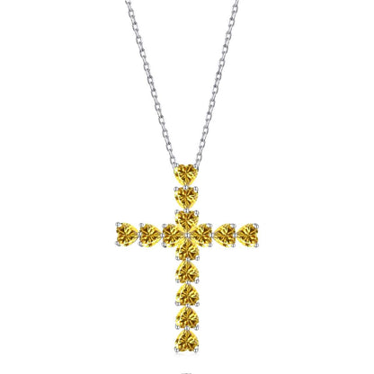 [Amore Jewelry]Radiant Cross Shape Necklace