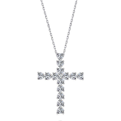 [Amore Jewelry]Radiant Cross Shape Necklace