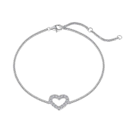 [Amore Jewelry]Heart Shape Lover Bracelet