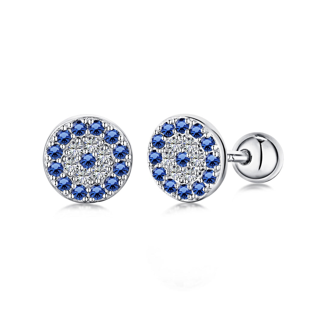[Amore Jewelry]Devil's Eye Ear Bone Nail Earrings