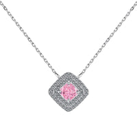[Amore Jewelry]Sparkling Asscher Cut Necklace