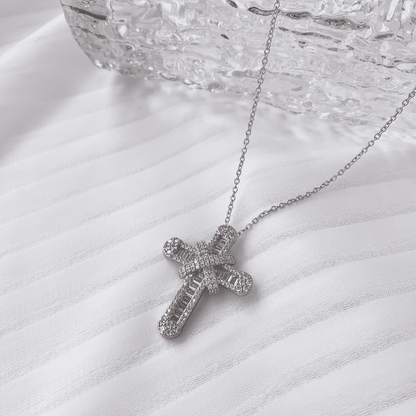 [Amore Jewelry]Gypsophila With Dimonds Necklace