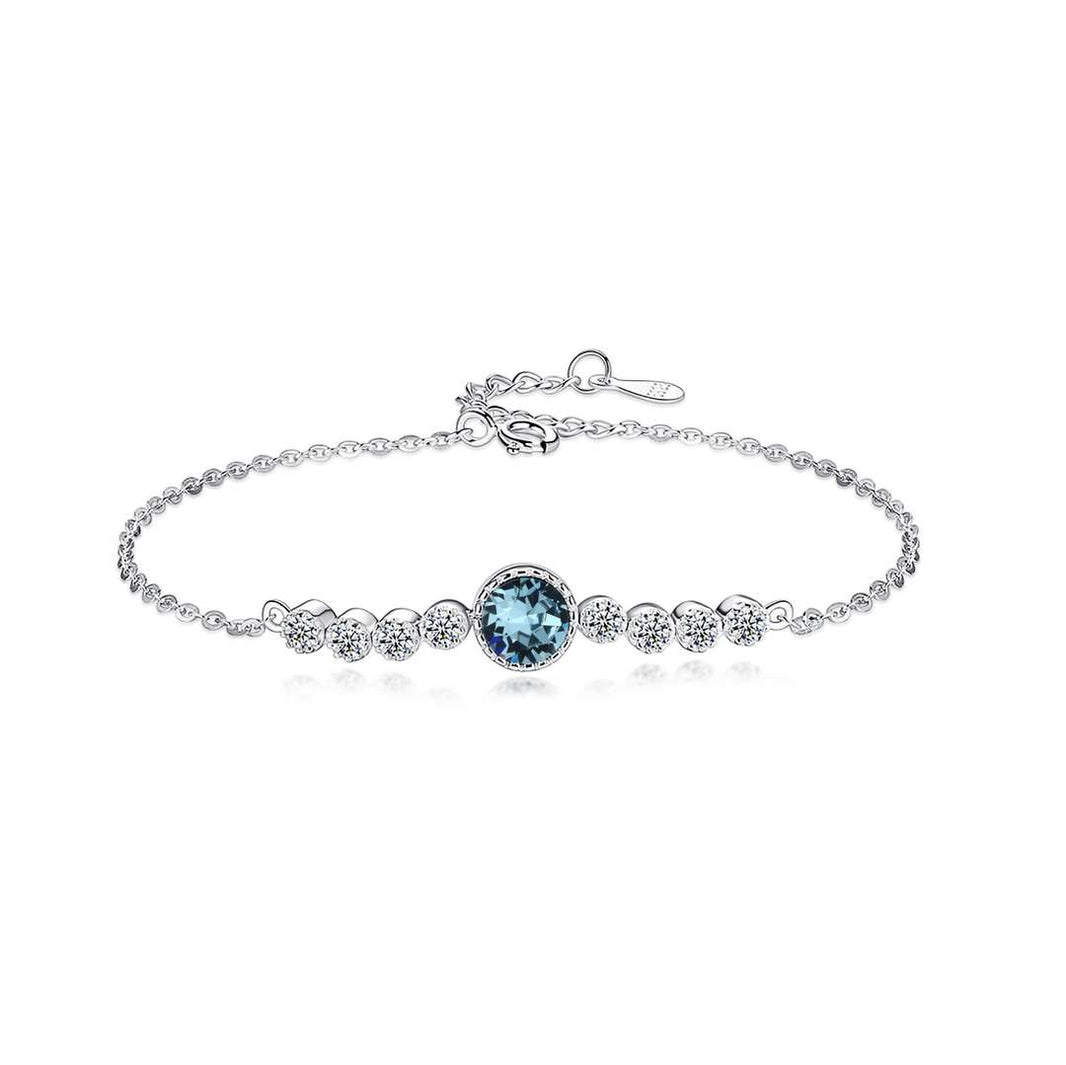 [Amore Jewelry]Luxurious Heart Of The Ocean Bracelet