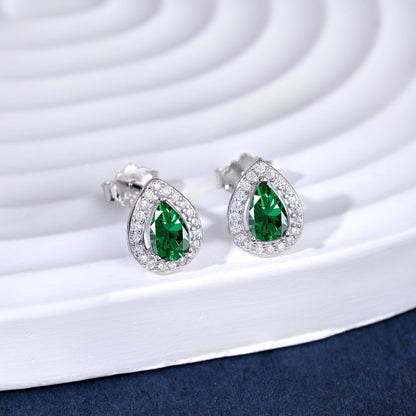 [Amore Jewelry]Luxurious Water Drop Shape Earrings
