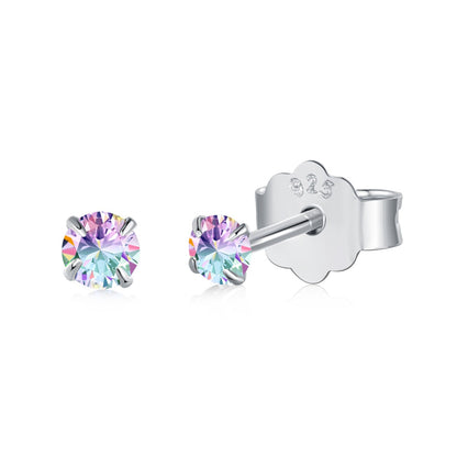[Amore Jewelry]Delicate Solitaire Earrings