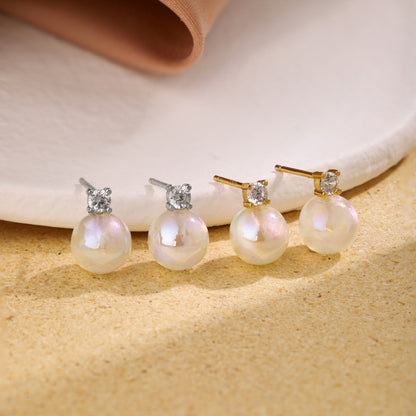 [Amore Jewelry]Symphony Mermaid Pearl Earrings