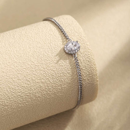 [Amore Jewelry]Exquisite Oval Shape Bracelet