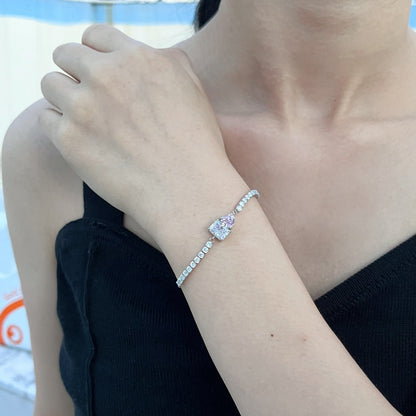 [Amore Jewelry]Dazzling Unique Multi Shape Lover Bracelet