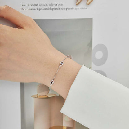 [Amore Jewelry]Evil Eye Shape Pendent Necklace