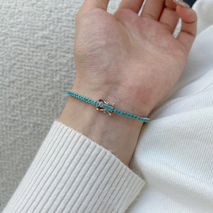 [Amore Jewelry]Dazzling Exquisite Round Cut Daily Bracelet