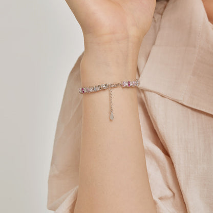 [Amore Jewelry]Unique Colorful Flower Shape Daily Bracelet