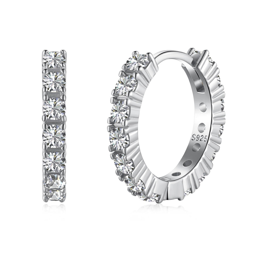 [Amore Jewelry]Radiant Colorful Round Cut Earrings