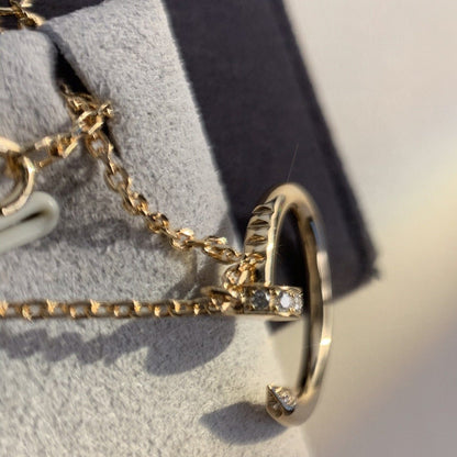 [Amore Jewelry]JUSTE NECKLACE PINK GOLD