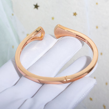 [Amore Jewelry]DREAM BRACELET OPEN PINK GOLD MOP DIAMOND