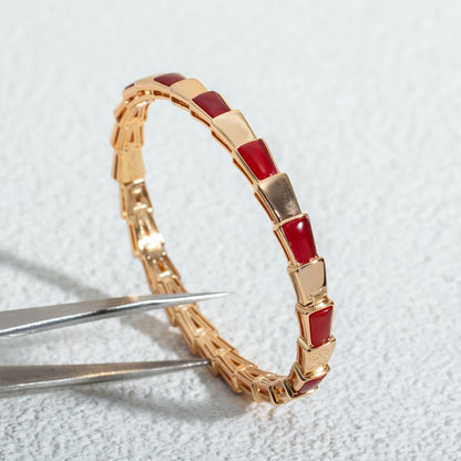 [Amore Jewelry]SERPENTI BRACELET PINK GOLD RUBELLITE