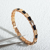 [Amore Jewelry]SERPENTI BRACELET PINK GOLD ONYX