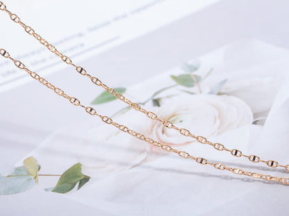 [Amore Jewelry]ECHAPPEE NECKLACE PINK GOLD