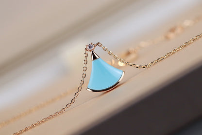 [Amore Jewelry]DREAM NECKLACE TURQUOISE PINK GOLD