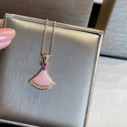 [Amore Jewelry]DREAM NECKLACE PINK OPAL