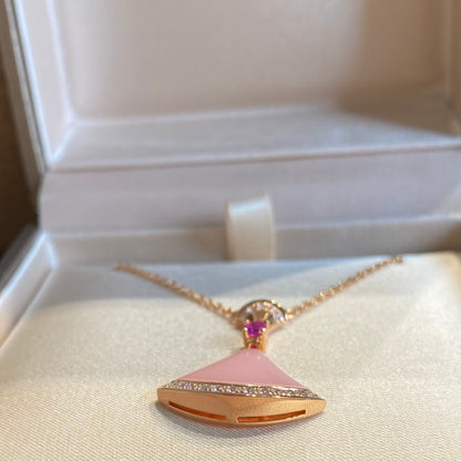 [Amore Jewelry]DREAM NECKLACE PINK OPAL