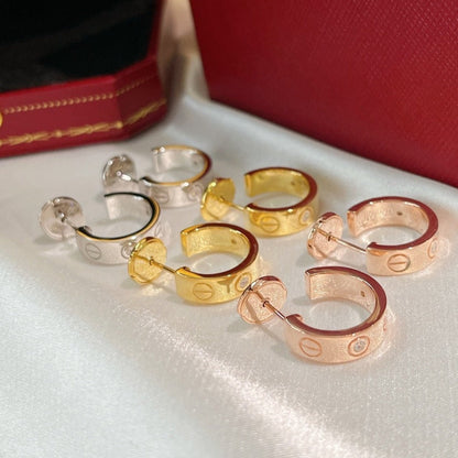 [Amore Jewelry]LOVE EARRINGS 5.7MM 2 DIAMONDS