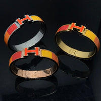 [Amore Jewelry]H BRACELET ORANGE RAINBOW CERAMIC