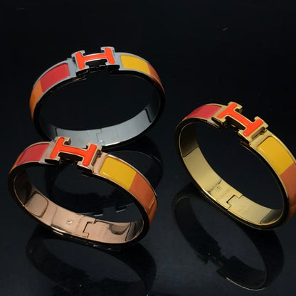 [Amore Jewelry]H BRACELET ORANGE RAINBOW CERAMIC