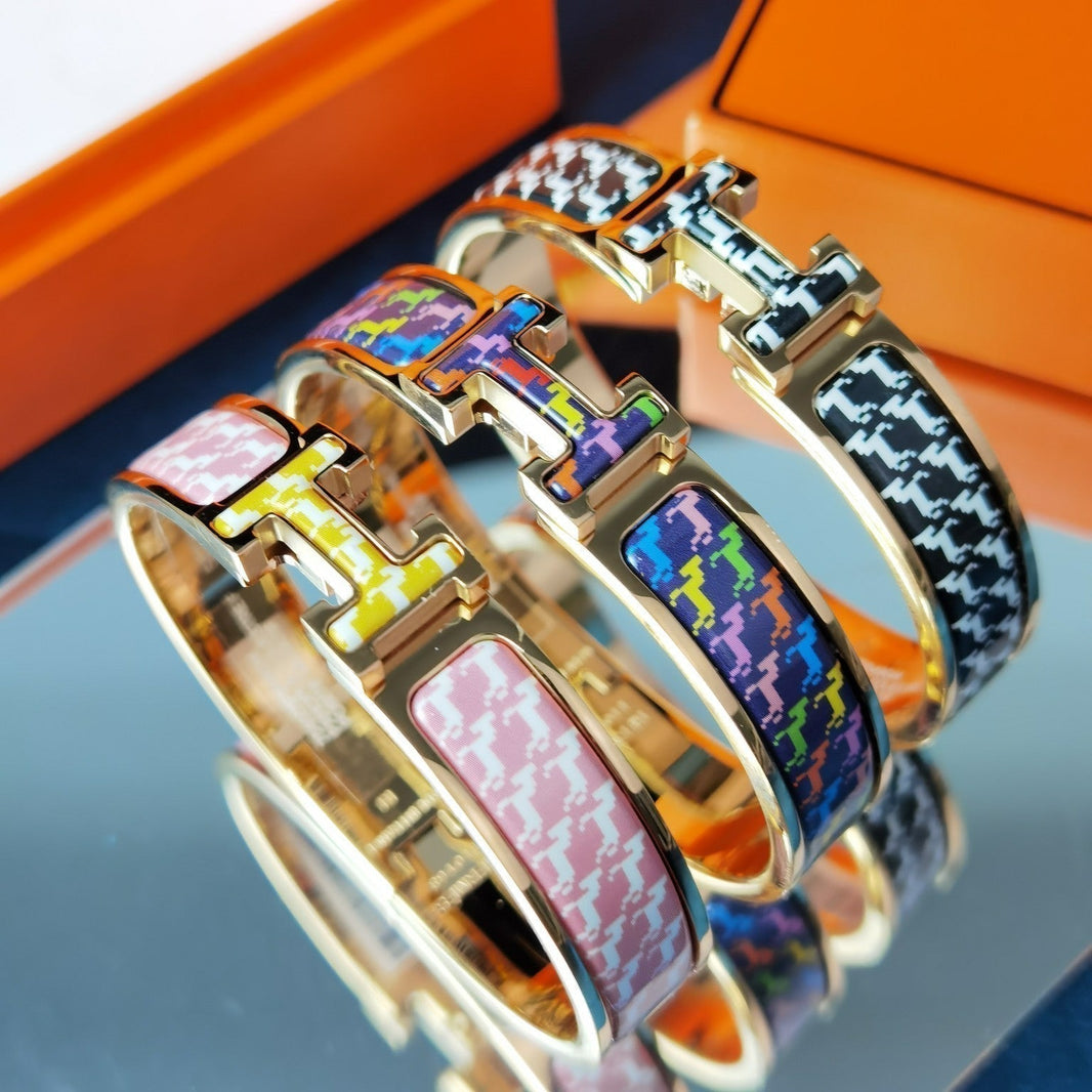 [Amore Jewelry]H HORSE BRACELET 12MM