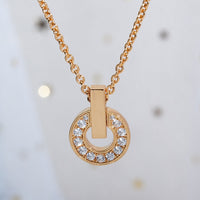 [Amore Jewelry]GARI NECKLACE PINK GOLD DIAMOND