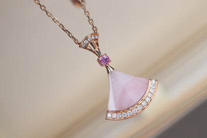 [Amore Jewelry]DREAM NECKLACE PINK MOP DIAMOND