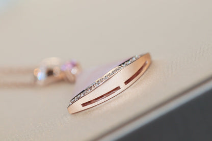 [Amore Jewelry]DREAM NECKLACE PINK MOP DIAMOND