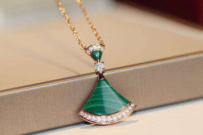 [Amore Jewelry]DREAM NECKLACE MALACHITE DIAMOND
