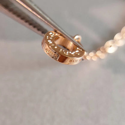 [Amore Jewelry]ZERO 1 NECKLACE PINK GOLD