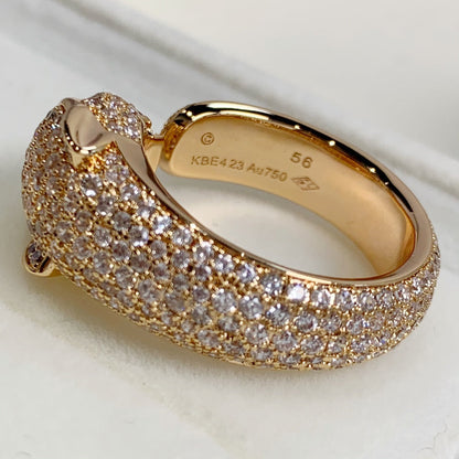 [Amore Jewelry]PANTHERE PINK GOLD DIAMOND RING
