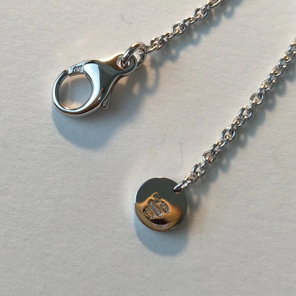 [Amore Jewelry]ZERO 1 BLACK CERAMIC SILVER NECKLACE