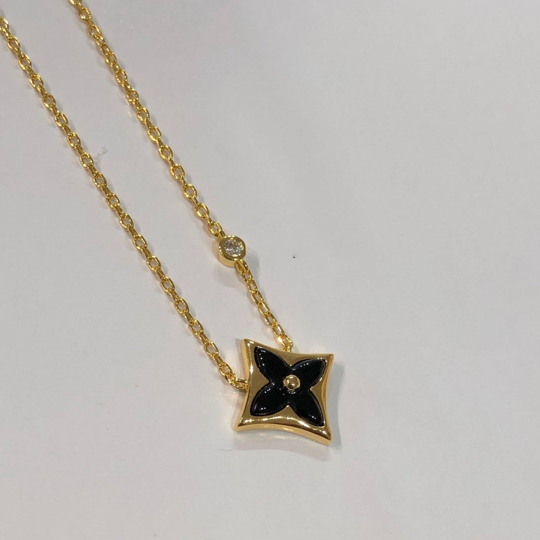 [Amore Jewelry]STAR BLACK MOP NECKLACE