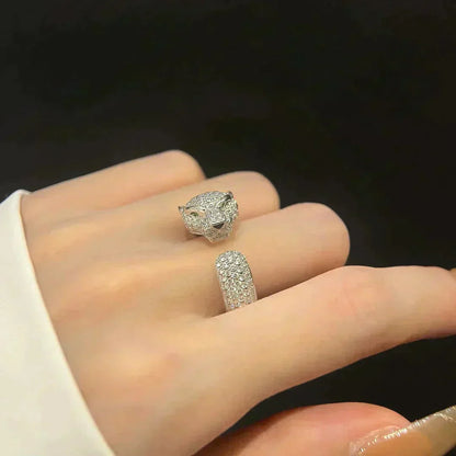 [Amore Jewelry]PANTHERE 5.5MM ALL DIAMOND RING