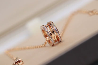 [Amore Jewelry]ZERO 1 PINK GOLD NECKLACE