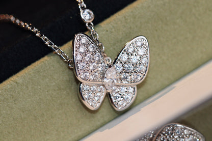 [Amore Jewelry]BUTTERFLY DIAMOND NECKLACE