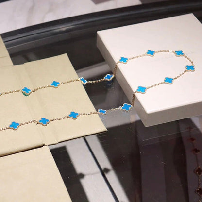 [Amore Jewelry]CLOVER 20 MOTIFS TURQUOISE GOLD