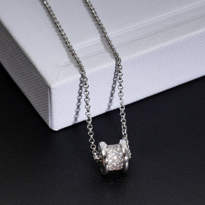 [Amore Jewelry]ZERO 1 SILVER DIAMOND NECKLACE
