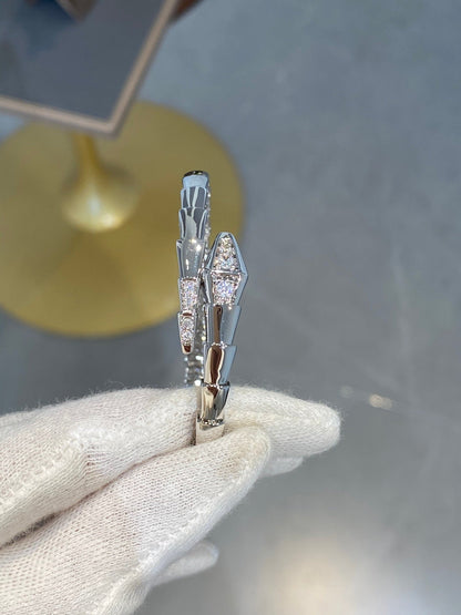 [Amore Jewelry]SERPENTI BRACELET DIAMONDS SILVER
