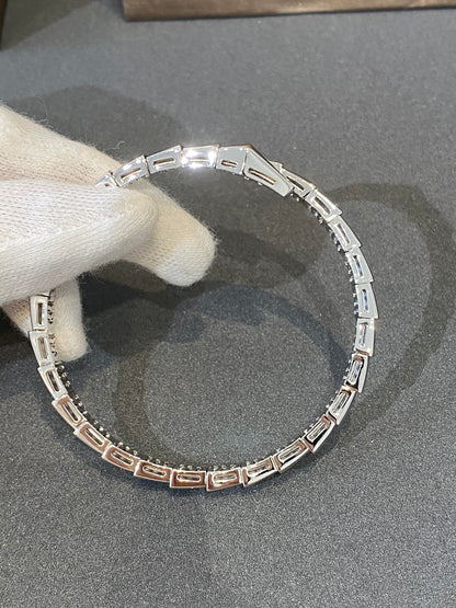 [Amore Jewelry]SERPENTI BRACELET DIAMONDS SILVER