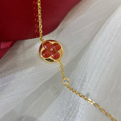 [Amore Jewelry]SUN PEDANT CARNELIAN BRACELET