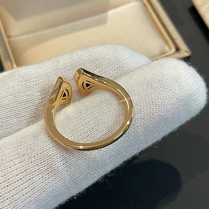 [Amore Jewelry]DREAM MALACHITE DIAMOND OPEN RING