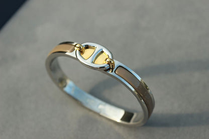 [Amore Jewelry]CLIC CHAINE SILVER BRACELET