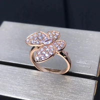 [Amore Jewelry]BUTTERFLY PINK GOLD DIAMOND RING